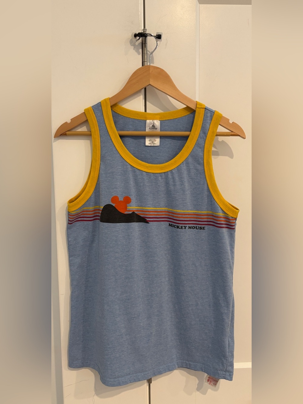Disney Retro Stripes Mickey Mouse Tank Top. Size S